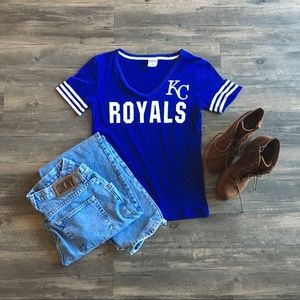Victoria's Secret KC Royals v-neck